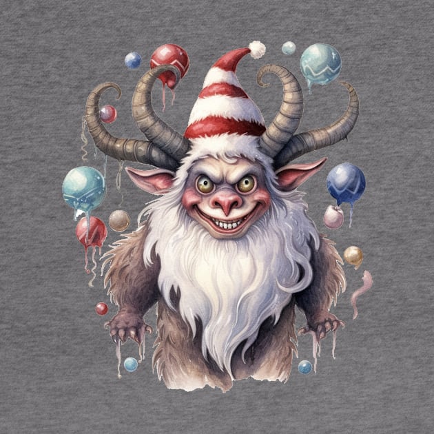 Krampus Watercolor by FluffigerSchuh